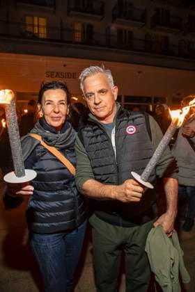 abb Freundin Nicole Toursarkissian und Florian Fitz zu Gast am Strand Falckellauf bei 10.Jahre Baltic Lights 2026 Promi Charity Schlittenhunderennen zu Gunsten der Welthungerhilfe an der Ostsee zwischen der Seebruecke Ahlbeck und der Seebruecke Heringsdorf , Freitag 06.03.2026 in Heringsdorf MV Deutschland
