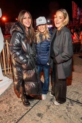 abb Simone Thomalla, Anja Lanaeus und Janine Kunze zu Gast am Strand bei 10.Jahre Baltic Lights 2026 Promi Charity Schlittenhunderennen zu Gunsten der Welthungerhilfe an der Ostsee zwischen der Seebruecke Ahlbeck und der Seebruecke Heringsdorf , Freitag 06.03.2026 in Heringsdorf MV Deutschland