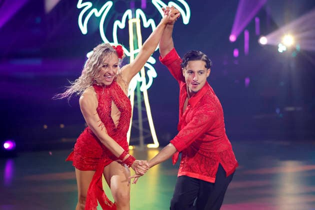 Sänger Milano (Milane Baybah) und Profitänzerin Marta Arndt bei der ersten Tanzshow der 19. Staffel der RTL-Tanzshow Lets Dance im Coloneum. Köln, 06.03.2026 NRW Deutschland Copyright: xChristophxHardtx