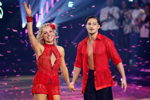 Sänger Milano (Milane Baybah) und Profitänzerin Marta Arndt bei der ersten Tanzshow der 19. Staffel der RTL-Tanzshow Lets Dance im Coloneum. Köln, 06.03.2026 NRW Deutschland Copyright: xChristophxHardtx