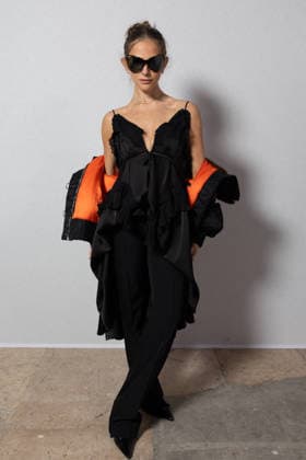 Regina Anikiy at the photocall at the Vaillant Womenswear Collection Prêt à Porter Automne Hiver 2026 2027 show as part of Paris Fashion Week PFW at Palais de Tokyo, Paris, France, March 06, 2026 Julien Sarkissian Bestimage Photocall at the Vaillant Womenswear Fall Winter 2026 2027 show as part of Paris Fashion Week on March 06, 2026 in Paris, France Paris France  Copyright: xJulienxSarkissianx xBestimagexJulienxSarkissianx xBestimagex