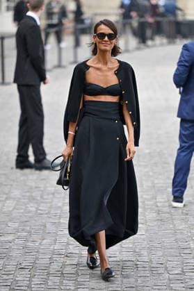 PFW Celine Outside Arrivals Liya Kebede arriving at the Celine show during Fashion Week in Paris, France on March 7, 2026. Photo by Julien Reynaud APS-Medias ABACAPRESS.COM Paris France  Copyright: xReynaudxJulien APS-Medias ABACAx