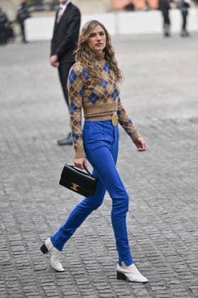 PFW Celine Outside Arrivals Zita D’Hauteville arriving at the Celine show during Fashion Week in Paris, France on March 7, 2026. Photo by Julien Reynaud APS-Medias ABACAPRESS.COM Paris France  Copyright: xReynaudxJulien APS-Medias ABACAx