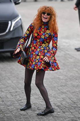 PFW Celine Outside Arrivals Natasha Lyonne arriving at the Celine show during Fashion Week in Paris, France on March 7, 2026. Photo by Julien Reynaud APS-Medias ABACAPRESS.COM Paris France  Copyright: xReynaudxJulien APS-Medias ABACAx