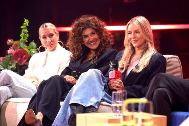 Miss Germany Wahl Finale 2026 in München München, 07.03.2026 Dagi Bee, Apameh Schönauer und Valentina Busik bei einer Talkrunde bei der Wahl der Miss Germany 2026 in München Bayern Deutschland Copyright: xMatthiasxGränzdörferx