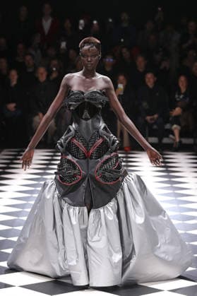 PFW - Junya Watanabe Runway Models Walk Runway for the Junya Watanabe Fall 2026 Ready-to-Wear fashion show during Paris Fashion Week on March 7, 2026 in Paris, France. Photo by Alain-Gil Gonzalez ABACAPRESS.COM Paris France  Copyright: xGonzalezxAlain-Gil ABACAx