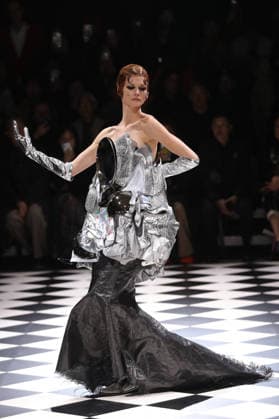 PFW - Junya Watanabe Runway Models Walk Runway for the Junya Watanabe Fall 2026 Ready-to-Wear fashion show during Paris Fashion Week on March 7, 2026 in Paris, France. Photo by Alain-Gil Gonzalez ABACAPRESS.COM Paris France  Copyright: xGonzalezxAlain-Gil ABACAx