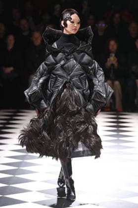 PFW - Junya Watanabe Runway Models Walk Runway for the Junya Watanabe Fall 2026 Ready-to-Wear fashion show during Paris Fashion Week on March 7, 2026 in Paris, France. Photo by Alain-Gil Gonzalez ABACAPRESS.COM Paris France  Copyright: xGonzalezxAlain-Gil ABACAx