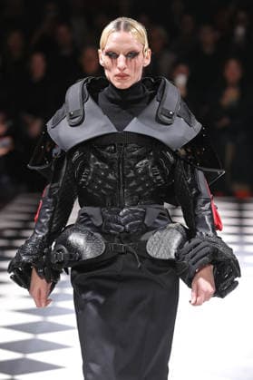 PFW - Junya Watanabe Runway Models Walk Runway for the Junya Watanabe Fall 2026 Ready-to-Wear fashion show during Paris Fashion Week on March 7, 2026 in Paris, France. Photo by Alain-Gil Gonzalez ABACAPRESS.COM Paris France  Copyright: xGonzalezxAlain-Gil ABACAx