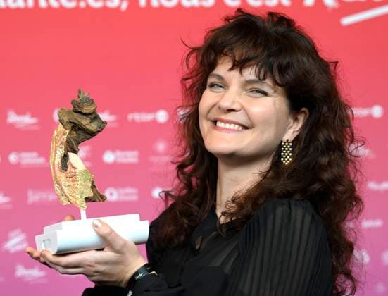 The 15th René du Cinéma Awards Ceremony BRUSSELS, BELGIUM - MARCH 07 : Meilleur court metrage d animation : Sylwia Szkiladz (Autokar) pictured during the 15th René du Cinéma Awards Ceremony on March 7, 2026 in Brussels, Belgium, 07 03 2026 Brussels Belgium  Copyright: xDidierxLebrunx