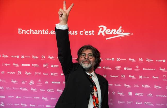 Bertrand Boudaud poses for the photographer at the 15th edition of the Rene du Cinema film awards ceremony, Saturday 07 March 2026, in Brussels. The awards are rewarded to movies of Belgian French-speaking producers.  EMILExWINDAL 166798691