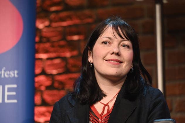 Autorin Dana von Suffrin liest und spricht auf der Lit.Cologne, dem internationalen Literaturfestival