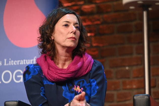 Die Autorin Eva Menasse liest und spricht auf der Lit.Cologne, dem internationalen Literaturfestival