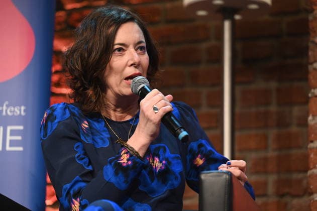 Die Autorin Eva Menasse liest und spricht auf der Lit.Cologne, dem internationalen Literaturfestival