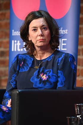 Die Autorin Eva Menasse liest und spricht auf der Lit.Cologne, dem internationalen Literaturfestival