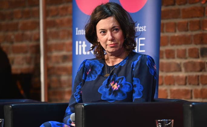 Die Autorin Eva Menasse liest und spricht auf der Lit.Cologne, dem internationalen Literaturfestival