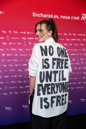 AdelaÃ¯de Charlier poses for the photographer at the 15th edition of the Rene du Cinema film awards ceremony, Saturday 07 March 2026, in Brussels. The awards are rewarded to movies of Belgian French-speaking producers.  EMILExWINDAL 166801310