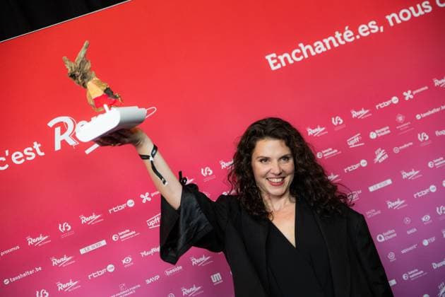 Winner of Best First Film, Kika of Alexe Poukine poses for the photographer at the 15th edition of the Rene du Cinema film awards ceremony, Saturday 07 March 2026, in Brussels. The awards are rewarded to movies of Belgian French-speaking producers.  EMILExWINDAL 166801429