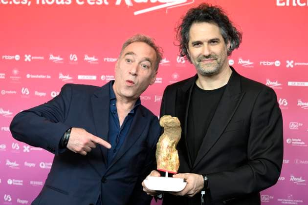 The 15th René du Cinéma Awards Ceremony BRUSSELS, BELGIUM - MARCH 07 : Meilleur film étranger en coproduction : Flow de Gints Zimbalodis pictured during the 15th René du Cinéma Awards Ceremony on March 7, 2026 in Brussels, Belgium, 07 03 2026 Brussels Belgium  Copyright: xDidierxLebrunx