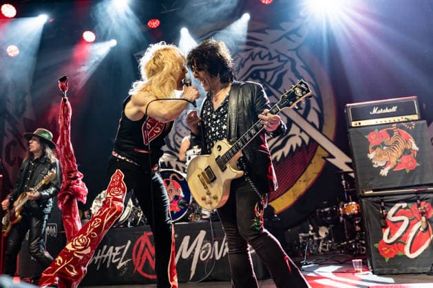 London, Michael Monroe concert at the O2 Kentish Town Forum. Pictured: Michael Monroe and Steve Conte  Copyright: xcristinaxmasseix xipa-agency.netx xx IPA_Agency_IPA72547162