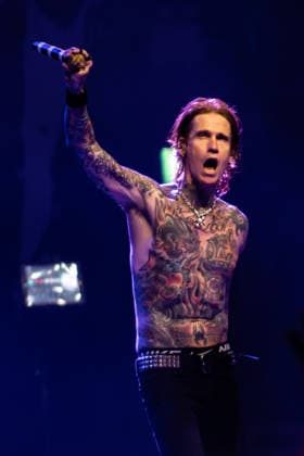 London, Buckcherry concert at the O2 Kentish Town Forum. Pictured: Josh Todd  Copyright: xcristinaxmasseix xipa-agency.netx xx IPA_Agency_IPA72547830
