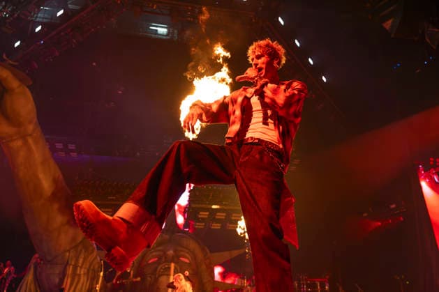 Machine Gun Kelly performs at Co-Op Live Machine Gun Kelly performs at Co-Op Live, Manchester, England, 7th March 2026, Credit:Mike Gray Avalon  Copyright: xMikexGrayx xAvalonx 1080959723