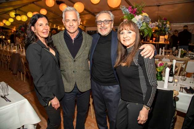abb Freundin Nicole Toursarkissian, Florian Fitz, Wolfgang Stumph und Christine Stumph zu Gast beim Gala Dinner Preisverleihung bei 10.Jahre Baltic Lights Night 2026 Promi Charity Schlittenhunderennen zu Gunsten der Welthungerhilfe an der Ostsee zwischen der Seebruecke Ahlbeck und der Seebruecke Heringsdorf, Samstag 07.03.2026 in Heringsdorf MV Deutschland