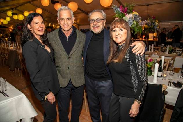 abb Freundin Nicole Toursarkissian, Florian Fitz, Wolfgang Stumph und Christine Stumph zu Gast beim Gala Dinner Preisverleihung bei 10.Jahre Baltic Lights Night 2026 Promi Charity Schlittenhunderennen zu Gunsten der Welthungerhilfe an der Ostsee zwischen der Seebruecke Ahlbeck und der Seebruecke Heringsdorf, Samstag 07.03.2026 in Heringsdorf MV Deutschland
