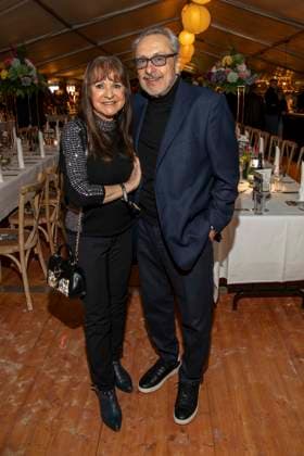 abb Wolfgang Stumph und Christine Stumph zu Gast beim Gala Dinner Preisverleihung bei 10.Jahre Baltic Lights Night 2026 Promi Charity Schlittenhunderennen zu Gunsten der Welthungerhilfe an der Ostsee zwischen der Seebruecke Ahlbeck und der Seebruecke Heringsdorf, Samstag 07.03.2026 in Heringsdorf MV Deutschland