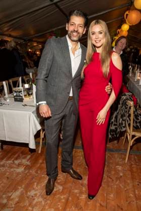 abb Marc Demmig und Nina Ensmann zu Gast beim Gala Dinner Preisverleihung bei 10.Jahre Baltic Lights Night 2026 Promi Charity Schlittenhunderennen zu Gunsten der Welthungerhilfe an der Ostsee zwischen der Seebruecke Ahlbeck und der Seebruecke Heringsdorf, Samstag 07.03.2026 in Heringsdorf MV Deutschland