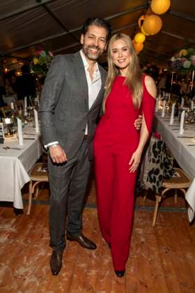 abb Marc Demmig und Nina Ensmann zu Gast beim Gala Dinner Preisverleihung bei 10.Jahre Baltic Lights Night 2026 Promi Charity Schlittenhunderennen zu Gunsten der Welthungerhilfe an der Ostsee zwischen der Seebruecke Ahlbeck und der Seebruecke Heringsdorf, Samstag 07.03.2026 in Heringsdorf MV Deutschland