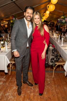 abb Marc Demmig und Nina Ensmann zu Gast beim Gala Dinner Preisverleihung bei 10.Jahre Baltic Lights Night 2026 Promi Charity Schlittenhunderennen zu Gunsten der Welthungerhilfe an der Ostsee zwischen der Seebruecke Ahlbeck und der Seebruecke Heringsdorf, Samstag 07.03.2026 in Heringsdorf MV Deutschland