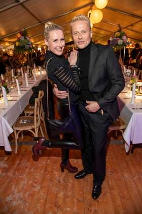 abb Roman Knizka und Franziska Hippe zu Gast beim Gala Dinner Preisverleihung bei 10.Jahre Baltic Lights Night 2026 Promi Charity Schlittenhunderennen zu Gunsten der Welthungerhilfe an der Ostsee zwischen der Seebruecke Ahlbeck und der Seebruecke Heringsdorf, Samstag 07.03.2026 in Heringsdorf MV Deutschland