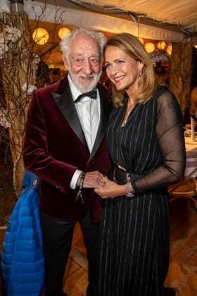 abb Dieter Hallervorden und Frau Christiane Zander zu Gast beim Gala Dinner Preisverleihung bei 10.Jahre Baltic Lights Night 2026 Promi Charity Schlittenhunderennen zu Gunsten der Welthungerhilfe an der Ostsee zwischen der Seebruecke Ahlbeck und der Seebruecke Heringsdorf, Samstag 07.03.2026 in Heringsdorf MV Deutschland