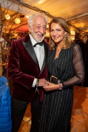 abb Dieter Hallervorden und Frau Christiane Zander zu Gast beim Gala Dinner Preisverleihung bei 10.Jahre Baltic Lights Night 2026 Promi Charity Schlittenhunderennen zu Gunsten der Welthungerhilfe an der Ostsee zwischen der Seebruecke Ahlbeck und der Seebruecke Heringsdorf, Samstag 07.03.2026 in Heringsdorf MV Deutschland