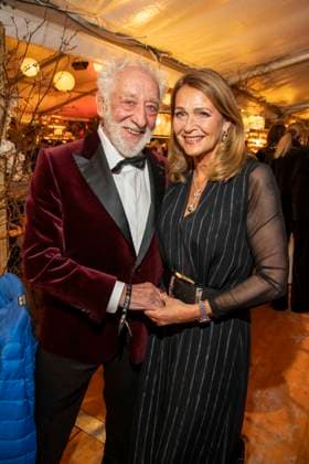 abb Dieter Hallervorden und Frau Christiane Zander zu Gast beim Gala Dinner Preisverleihung bei 10.Jahre Baltic Lights Night 2026 Promi Charity Schlittenhunderennen zu Gunsten der Welthungerhilfe an der Ostsee zwischen der Seebruecke Ahlbeck und der Seebruecke Heringsdorf, Samstag 07.03.2026 in Heringsdorf MV Deutschland