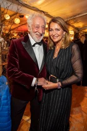 abb Dieter Hallervorden und Frau Christiane Zander zu Gast beim Gala Dinner Preisverleihung bei 10.Jahre Baltic Lights Night 2026 Promi Charity Schlittenhunderennen zu Gunsten der Welthungerhilfe an der Ostsee zwischen der Seebruecke Ahlbeck und der Seebruecke Heringsdorf, Samstag 07.03.2026 in Heringsdorf MV Deutschland