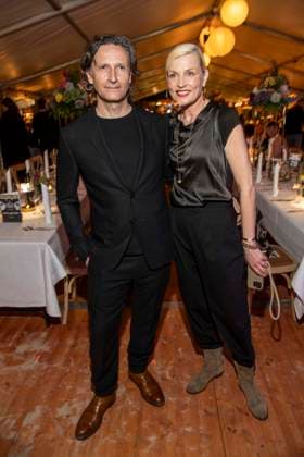 abb Roman Knizka, Franziska Hippe, Nina Ensmann und Marc Demmig zu Gast beim Gala Dinner Preisverleihung bei 10.Jahre Baltic Lights Night 2026 Promi Charity Schlittenhunderennen zu Gunsten der Welthungerhilfe an der Ostsee zwischen der Seebruecke Ahlbeck und der Seebruecke Heringsdorf, Samstag 07.03.2026 in Heringsdorf MV Deutschland