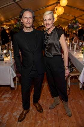 abb Roman Knizka, Franziska Hippe, Nina Ensmann und Marc Demmig zu Gast beim Gala Dinner Preisverleihung bei 10.Jahre Baltic Lights Night 2026 Promi Charity Schlittenhunderennen zu Gunsten der Welthungerhilfe an der Ostsee zwischen der Seebruecke Ahlbeck und der Seebruecke Heringsdorf, Samstag 07.03.2026 in Heringsdorf MV Deutschland
