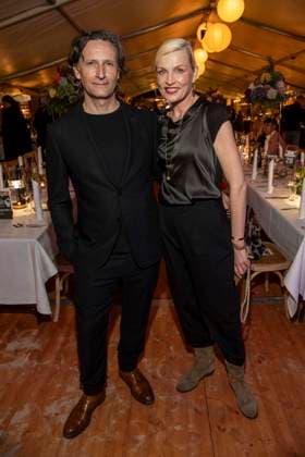 abb Roman Knizka, Franziska Hippe, Nina Ensmann und Marc Demmig zu Gast beim Gala Dinner Preisverleihung bei 10.Jahre Baltic Lights Night 2026 Promi Charity Schlittenhunderennen zu Gunsten der Welthungerhilfe an der Ostsee zwischen der Seebruecke Ahlbeck und der Seebruecke Heringsdorf, Samstag 07.03.2026 in Heringsdorf MV Deutschland