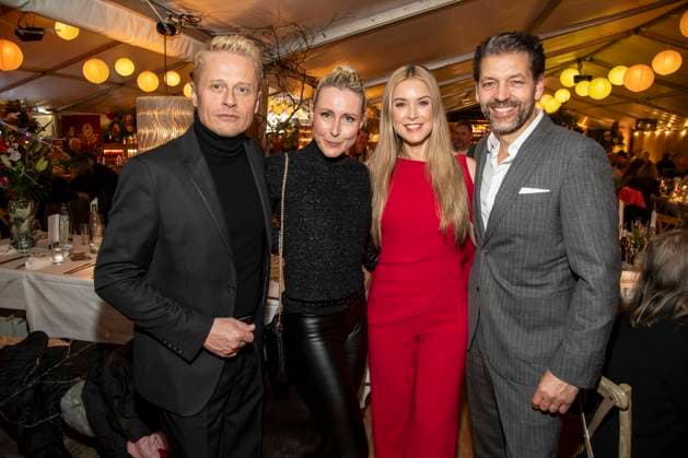abb Roman Knizka, Franziska Hippe, Nina Ensmann und Marc Demmig zu Gast beim Gala Dinner Preisverleihung bei 10.Jahre Baltic Lights Night 2026 Promi Charity Schlittenhunderennen zu Gunsten der Welthungerhilfe an der Ostsee zwischen der Seebruecke Ahlbeck und der Seebruecke Heringsdorf, Samstag 07.03.2026 in Heringsdorf MV Deutschland