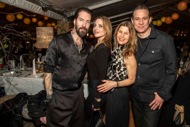 abb Alec Voelkel, Johanna Voelkel, Jennifer Vollmer und Sascha Vollmer zu Gast beim Gala Dinner Preisverleihung bei 10.Jahre Baltic Lights Night 2026 Promi Charity Schlittenhunderennen zu Gunsten der Welthungerhilfe an der Ostsee zwischen der Seebruecke Ahlbeck und der Seebruecke Heringsdorf, Samstag 07.03.2026 in Heringsdorf MV Deutschland