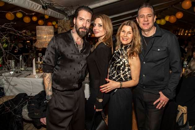 abb Alec Voelkel, Johanna Voelkel, Jennifer Vollmer und Sascha Vollmer zu Gast beim Gala Dinner Preisverleihung bei 10.Jahre Baltic Lights Night 2026 Promi Charity Schlittenhunderennen zu Gunsten der Welthungerhilfe an der Ostsee zwischen der Seebruecke Ahlbeck und der Seebruecke Heringsdorf, Samstag 07.03.2026 in Heringsdorf MV Deutschland