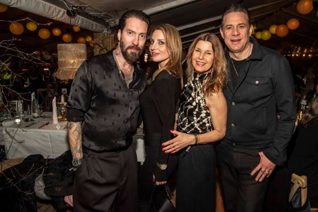 abb Alec Voelkel, Johanna Voelkel, Jennifer Vollmer und Sascha Vollmer zu Gast beim Gala Dinner Preisverleihung bei 10.Jahre Baltic Lights Night 2026 Promi Charity Schlittenhunderennen zu Gunsten der Welthungerhilfe an der Ostsee zwischen der Seebruecke Ahlbeck und der Seebruecke Heringsdorf, Samstag 07.03.2026 in Heringsdorf MV Deutschland