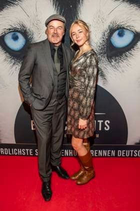 abb Til Demtroeder mit tochter Lina Gastgeber beim Gala Dinner Preisverleihung bei 10.Jahre Baltic Lights Night 2026 Promi Charity Schlittenhunderennen zu Gunsten der Welthungerhilfe an der Ostsee zwischen der Seebruecke Ahlbeck und der Seebruecke Heringsdorf, Samstag 07.03.2026 in Heringsdorf MV Deutschland