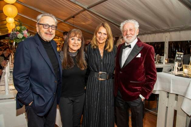 abb Wolfgang Stumph, Christine Stumph Christiane Zander und Dieter Hallervorden zu Gast beim Gala Dinner Preisverleihung bei 10.Jahre Baltic Lights Night 2026 Promi Charity Schlittenhunderennen zu Gunsten der Welthungerhilfe an der Ostsee zwischen der Seebruecke Ahlbeck und der Seebruecke Heringsdorf, Samstag 07.03.2026 in Heringsdorf MV Deutschland
