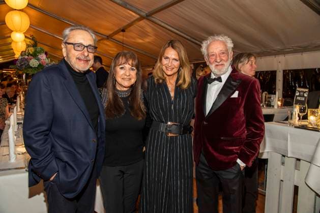 abb Wolfgang Stumph, Christine Stumph Christiane Zander und Dieter Hallervorden zu Gast beim Gala Dinner Preisverleihung bei 10.Jahre Baltic Lights Night 2026 Promi Charity Schlittenhunderennen zu Gunsten der Welthungerhilfe an der Ostsee zwischen der Seebruecke Ahlbeck und der Seebruecke Heringsdorf, Samstag 07.03.2026 in Heringsdorf MV Deutschland