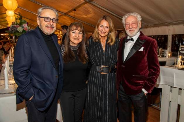 abb Wolfgang Stumph, Christine Stumph Christiane Zander und Dieter Hallervorden zu Gast beim Gala Dinner Preisverleihung bei 10.Jahre Baltic Lights Night 2026 Promi Charity Schlittenhunderennen zu Gunsten der Welthungerhilfe an der Ostsee zwischen der Seebruecke Ahlbeck und der Seebruecke Heringsdorf, Samstag 07.03.2026 in Heringsdorf MV Deutschland