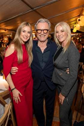 abb Nina Ensmann, Wolfgang Lippert und Gesine Lipper beim Gala Dinner Preisverleihung bei 10.Jahre Baltic Lights Night 2026 Promi Charity Schlittenhunderennen zu Gunsten der Welthungerhilfe an der Ostsee zwischen der Seebruecke Ahlbeck und der Seebruecke Heringsdorf, Samstag 07.03.2026 in Heringsdorf MV Deutschland