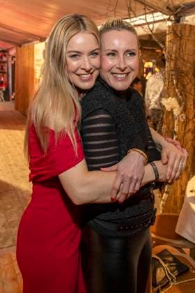 abb Nina Ensmann und Franziska Hippe zu Gast beim Gala Dinner Preisverleihung bei 10.Jahre Baltic Lights Night 2026 Promi Charity Schlittenhunderennen zu Gunsten der Welthungerhilfe an der Ostsee zwischen der Seebruecke Ahlbeck und der Seebruecke Heringsdorf, Samstag 07.03.2026 in Heringsdorf MV Deutschland